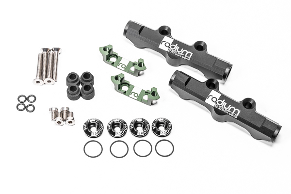 Radium Engineering — Radium Subaru EJ V1-2 Top Feed Conversion Fuel Rails V1-2 - view 3